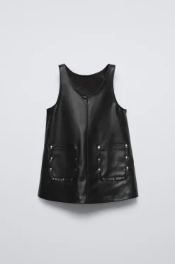 Niños ZARA 1½ - 6 Años·Vestidos / Petos|6 - 18 Meses·Vestidos / Monos<PICHI EFECTO PIEL