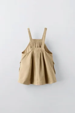 Niños ZARA 1½ - 6 Años·Vestidos / Petos|6 - 18 Meses·Vestidos / Monos<PICHI FLUIDO BOLSILLOS