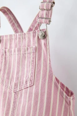 Niños ZARA 1½ - 6 Años·Vestidos / Petos|6 - 18 Meses·Vestidos / Monos<PICHI SARGA RAYAS