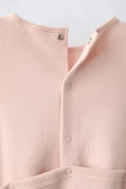 Niños ZARA 0 - 6 Meses·Ropa Interior / Pijamas|0 - 6 Meses·Homewear<PIJAMA ENTERO PIE CONVERTIBLE