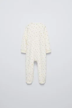 Niños ZARA 1½ - 6 Años·Pijamas|1½ - 6 Años·Pijamas<PIJAMA ENTERO VELOUR CORAZONES