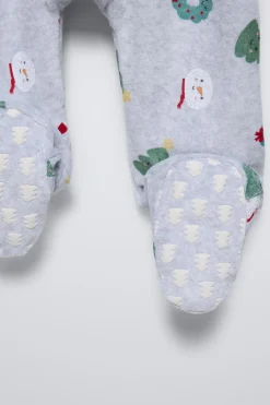 Niños ZARA 1½ - 6 Años·Pijamas|1½ - 6 Años·Pijamas<PIJAMA ENTERO VELOUR ESTAMPADOS