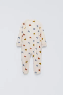 Niños ZARA 1½ - 6 Años·Pijamas|1½ - 6 Años·Pijamas<PIJAMA ENTERO VELOUR PERROS