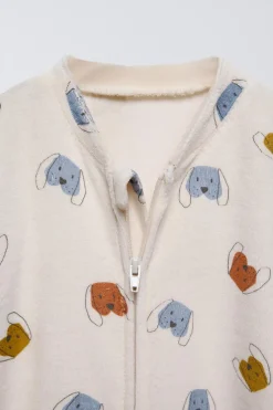 Niños ZARA 1½ - 6 Años·Pijamas|1½ - 6 Años·Pijamas<PIJAMA ENTERO VELOUR PERROS