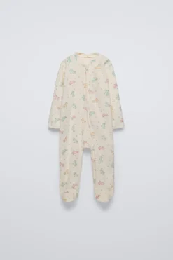 Niños ZARA 1½ - 6 Años·Pijamas|6 - 18 Meses·Ropa Interior / Pijamas<PIJAMA ENTERO VELOUR UNICORNIOS