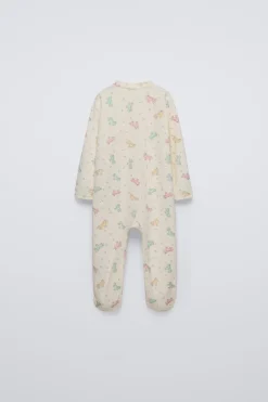 Niños ZARA 1½ - 6 Años·Pijamas|6 - 18 Meses·Ropa Interior / Pijamas<PIJAMA ENTERO VELOUR UNICORNIOS