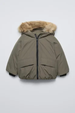 Niños ZARA 1½ - 6 Años·Abrigos|6 - 18 Meses·Abrigos / Buzos<PLUMÍFERO PLUMA PLUMÓN CAPUCHA WATER REPELLENT