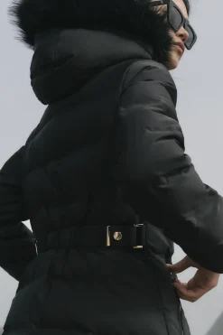 Best PLUMÍFERO SEMILARGO CAPUCHA WIND PROTECTION Mujer Abrigos / Anoraks