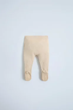Niños ZARA 0 - 6 Meses·Punto|0 - 6 Meses·Leggings / Polainas<POLAINA PUNTO ALGODÓN SEDA