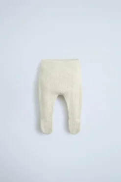 Niños ZARA 0 - 6 Meses·Punto|0 - 6 Meses·Leggings / Polainas<POLAINA PUNTO TEXTURA