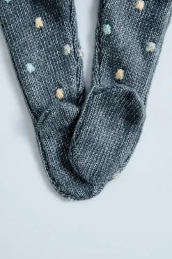 Niños ZARA 0 - 6 Meses·Punto|0 - 6 Meses·Leggings / Polainas<POLAINA PUNTO TOPOS