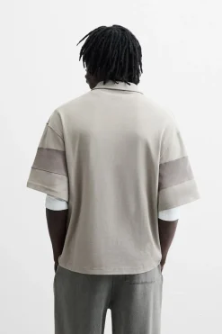 Clearance POLO COLOR BLOCK LAVADO Hombre Camisetas|Polos