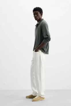 Sale POLO CON LINO Hombre Polos