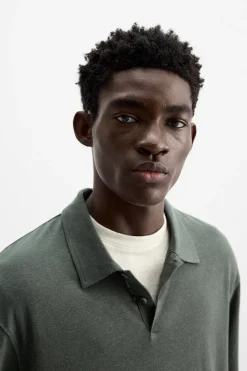 Sale POLO CON LINO Hombre Polos