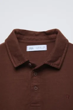 Niños ZARA 6 - 14 Años·Camisetas|6 - 14 Años·Camisetas<POLO EFECTO LAVADO