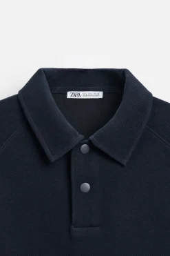 Online POLO ESTRUCTURA INTERLOCK Hombre Polos