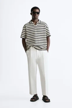 Sale POLO ESTRUCTURA RAYAS Hombre Polos