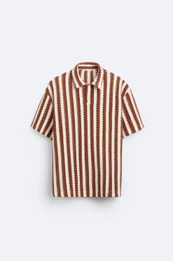 Online POLO ESTRUCTURA RAYAS Hombre Polos