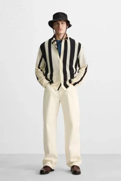 Clearance POLO ESTRUCTURA RED RAYAS Hombre Camisas