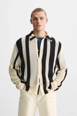 Clearance POLO ESTRUCTURA RED RAYAS Hombre Camisas