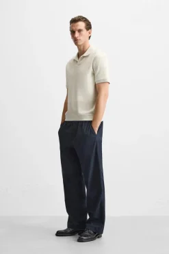 Online POLO ESTRUCTURA RIB Hombre Camisetas|Polos