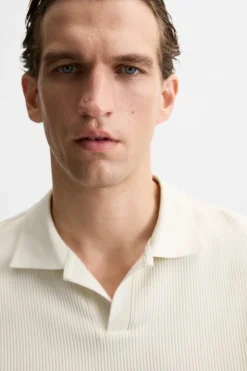 Online POLO ESTRUCTURA RIB Hombre Camisetas|Polos