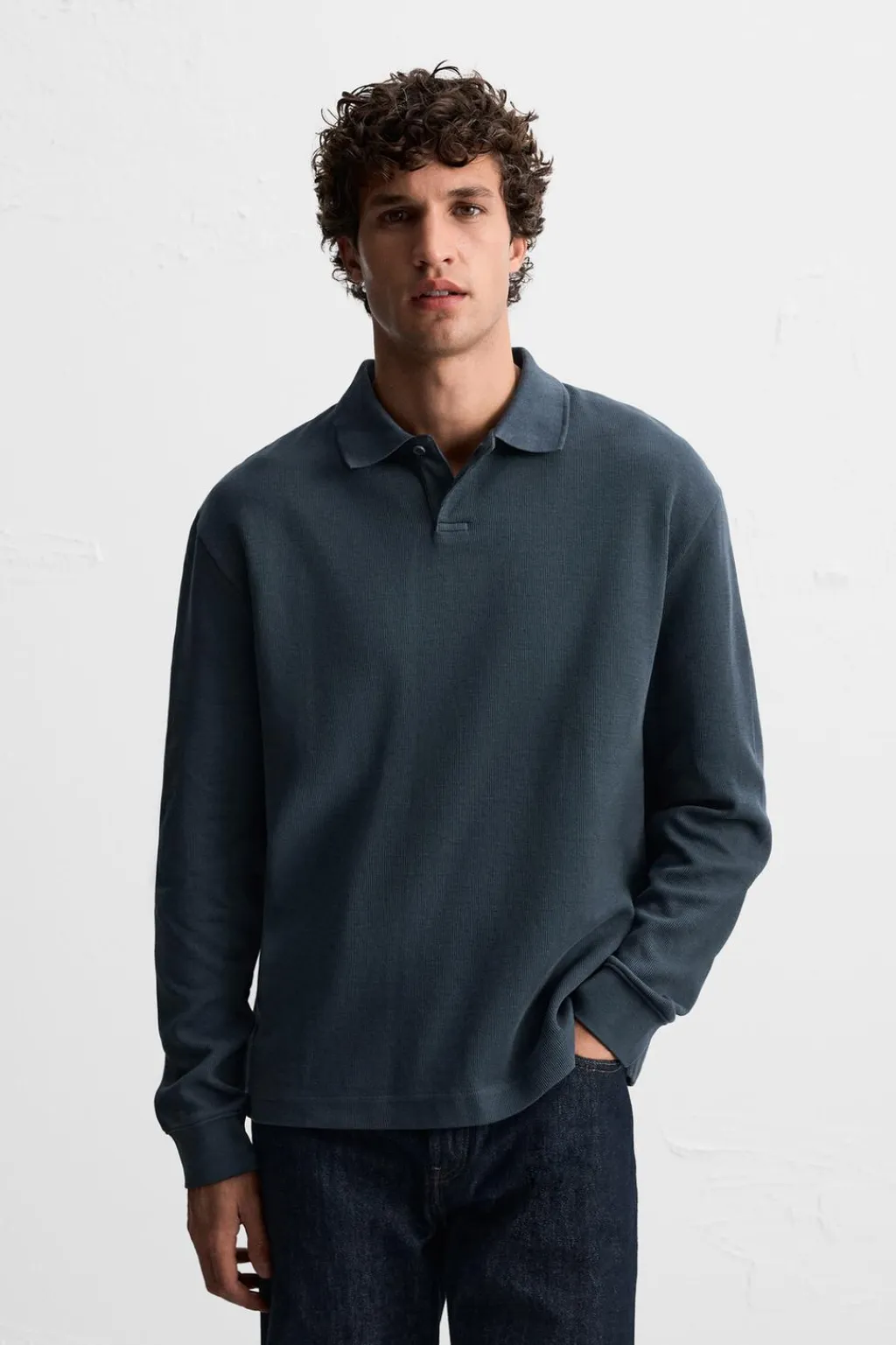 Clearance POLO ESTRUCTURA RIB Hombre Polos