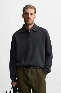 New POLO INTERLOCK ESTRUCTURA Hombre Camisetas|Polos