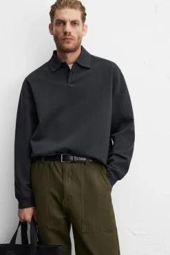 New POLO INTERLOCK ESTRUCTURA Hombre Camisetas|Polos