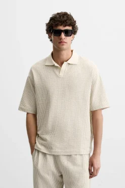 Best POLO JACQUARD SEERSUCKER Hombre Polos