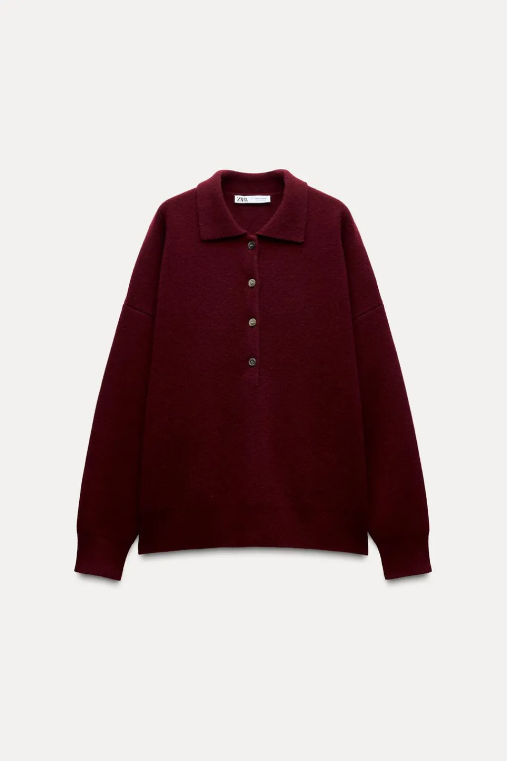 Fashion POLO OVERSIZE LANA Mujer Cárdigan / Jerséis|Punto