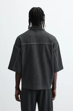 Clearance POLO PESPUNTE CONTRASTE Hombre Camisetas|Polos