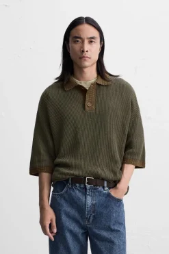 Sale POLO PUNTO ALGODÓN - LINO Hombre Jerséis / Chaquetas