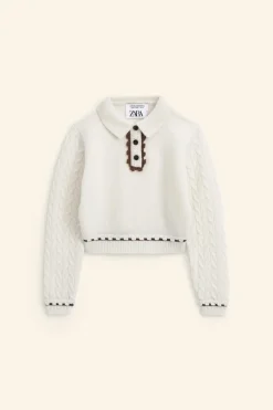Niños ZARA 6 - 14 Años·Punto<POLO PUNTO CON LANA Y CASHMERE LIMITED EDITION