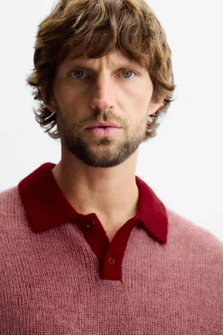 Fashion POLO PUNTO CONTRASTE Hombre Jerséis / Chaquetas|Polos