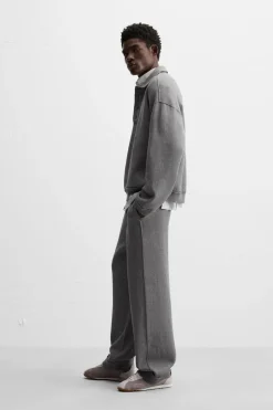 Clearance POLO PUNTO COSTURAS IRREGULARES Hombre Jerséis / Chaquetas|Polos