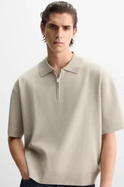 Best POLO PUNTO CREMALLERA Hombre Jerséis / Chaquetas|Polos