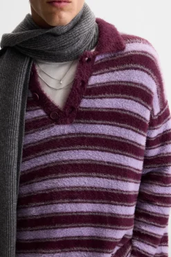 Clearance POLO PUNTO EFECTO PELO Hombre Jerséis / Chaquetas|Polos