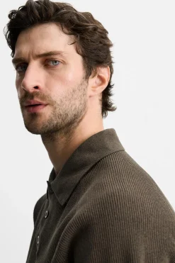 Best POLO PUNTO ESTRUCTURA TEXTURA Hombre Jerséis / Chaquetas|Polos