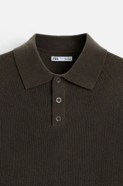 Best POLO PUNTO ESTRUCTURA TEXTURA Hombre Jerséis / Chaquetas|Polos