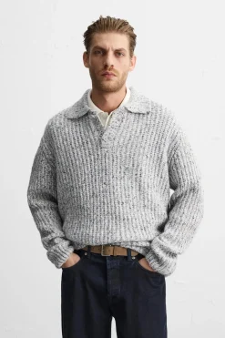 Sale POLO PUNTO ESTRUCTURA TEXTURA Hombre Jerséis / Chaquetas|Polos