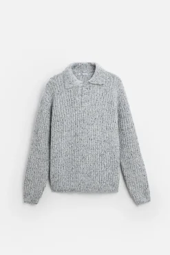 Sale POLO PUNTO ESTRUCTURA TEXTURA Hombre Jerséis / Chaquetas|Polos