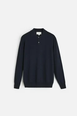 Hot POLO PUNTO LANA MERINO Hombre Jerséis / Chaquetas|Polos