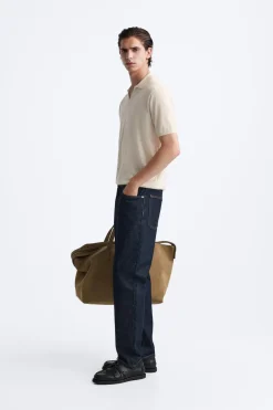 New POLO PUNTO MEZCLA LYOCELL Hombre Jerséis / Chaquetas|Polos