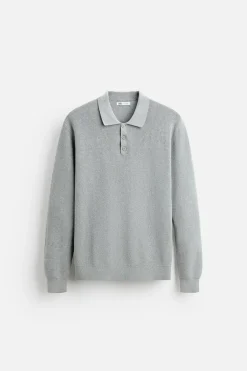 Discount POLO PUNTO PERLADO Hombre Jerséis / Chaquetas|Polos