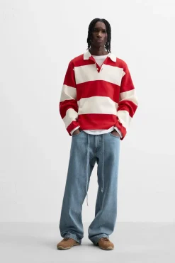 Outlet POLO PUNTO RAYAS Hombre Jerséis / Chaquetas|Polos