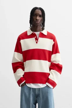 Outlet POLO PUNTO RAYAS Hombre Jerséis / Chaquetas|Polos