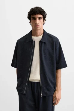 Best POLO SEERSUCKER CREMALLERA Hombre Camisas