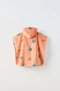 Niños ZARA 1½ - 6 Años·Licencias|1½ - 6 Años·Accesorios<PONCHO TOALLA BLUEY © LUDO STUDIO