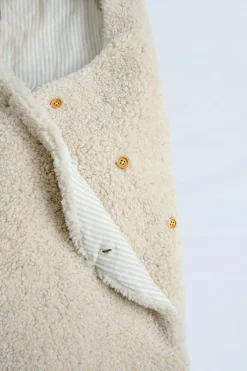 Niños ZARA 0 - 6 Meses·Sacos / Buzos|0 - 6 Meses·Básicos<SACO PORTABEBÉS BORREGUILLO